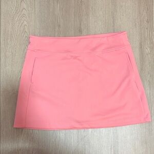 PGA TOUR AIRFLUX CORAL GOLF SKIRT WITH SHORTS EUC SIZE LARGE